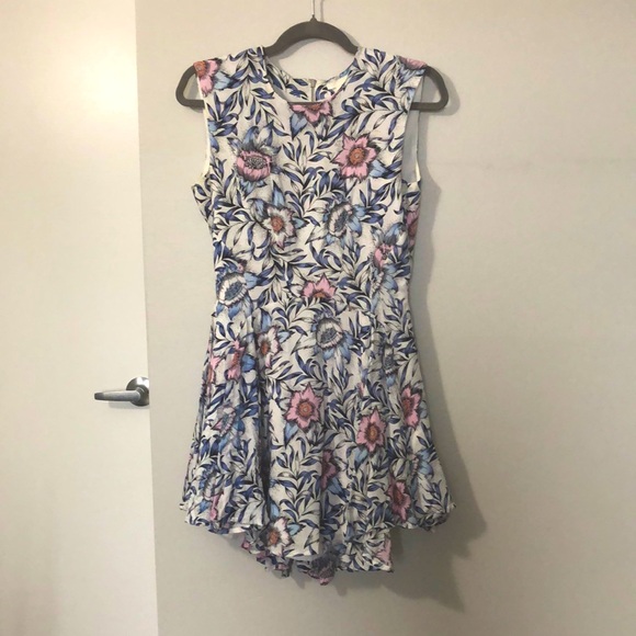 H&M | Floral Fit & Flare Mini Dress - Picture 2 of 7